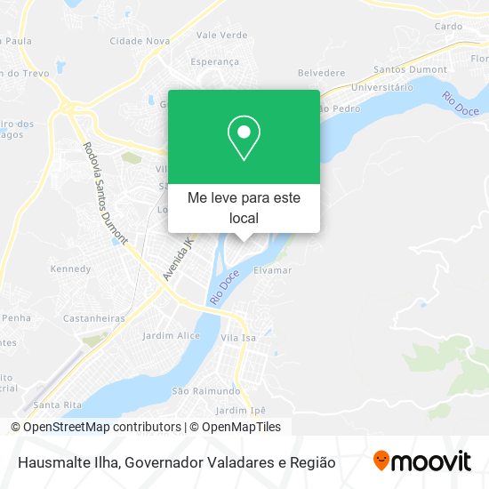 Hausmalte Ilha mapa