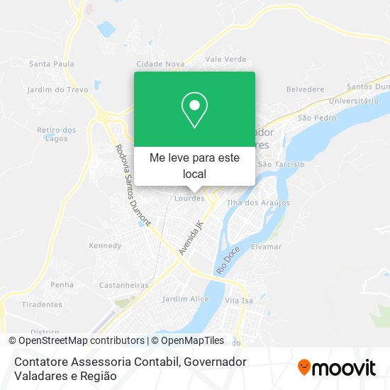 Contatore Assessoria Contabil mapa