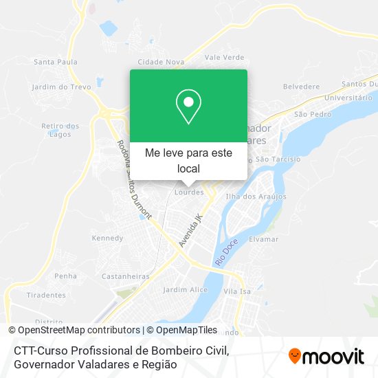 CTT-Curso Profissional de Bombeiro Civil mapa