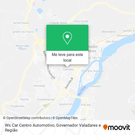 Ws Car Centro Automotivo mapa