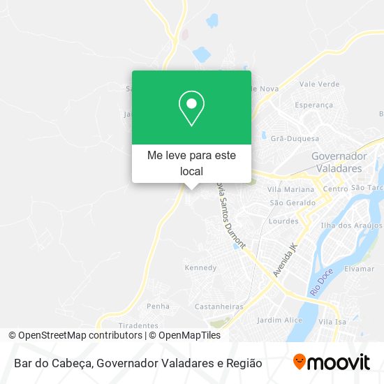 Bar do Cabeça mapa