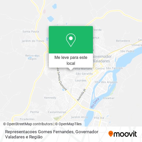 Representacoes Gomes Fernandes mapa