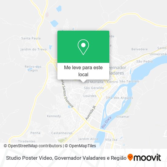 Studio Poster Video mapa