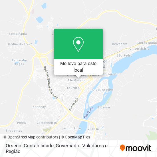 Orsecol Contabilidade mapa