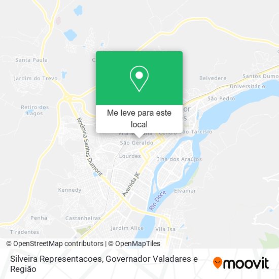 Silveira Representacoes mapa