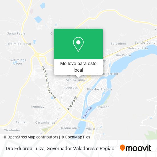 Dra Eduarda Luiza mapa