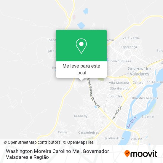 Washington Moreira Carolino Mei mapa