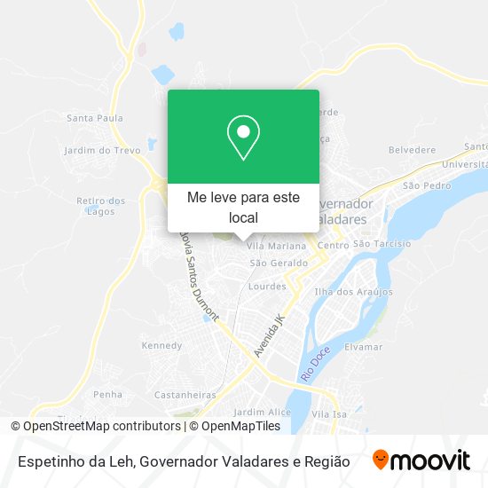 Espetinho da Leh mapa