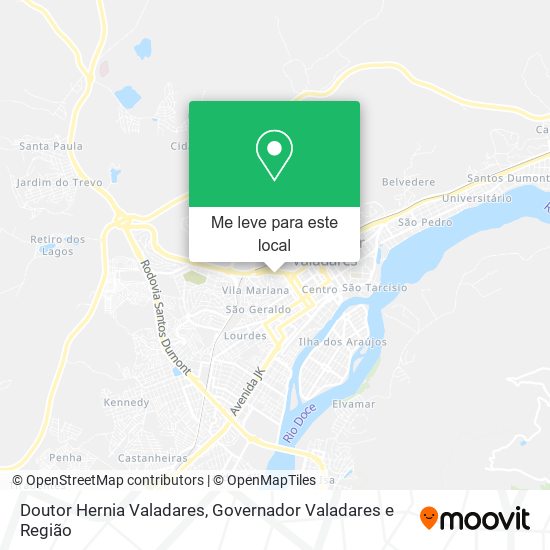 Doutor Hernia Valadares mapa