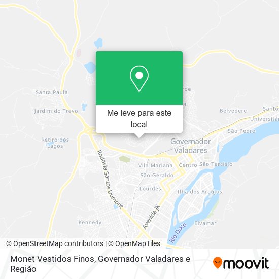 Monet Vestidos Finos mapa