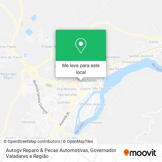 Autogv Reparo & Pecas Automotivas mapa