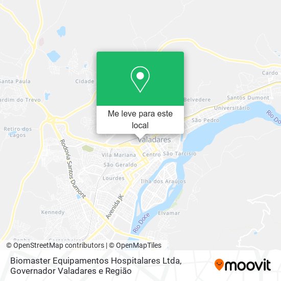 Biomaster Equipamentos Hospitalares Ltda mapa