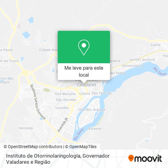 Instítuto de Otorrinolaringología mapa
