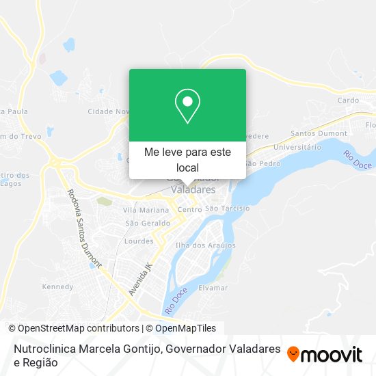 Nutroclinica Marcela Gontijo mapa