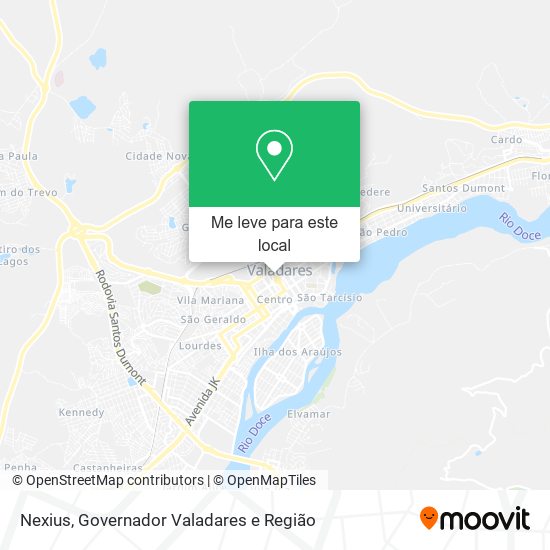 Nexius mapa