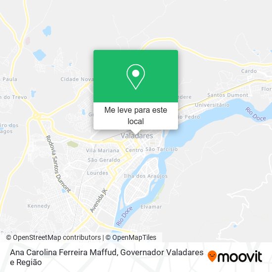 Ana Carolina Ferreira Maffud mapa