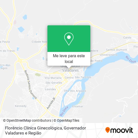 Florêncio Clínica Ginecológica mapa