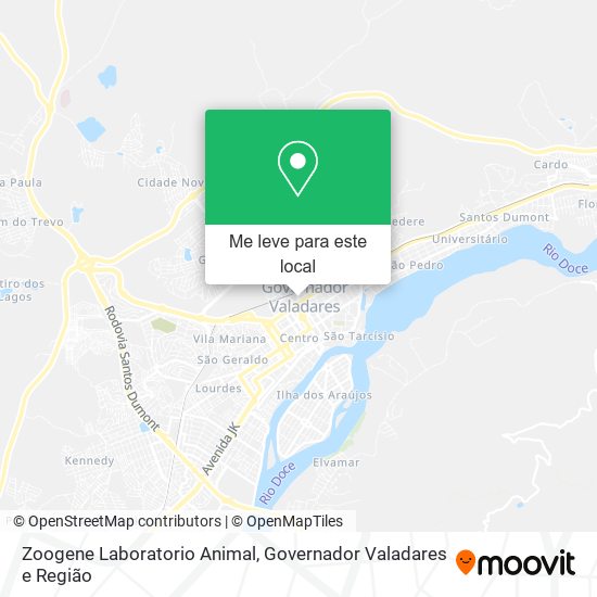 Zoogene Laboratorio Animal mapa