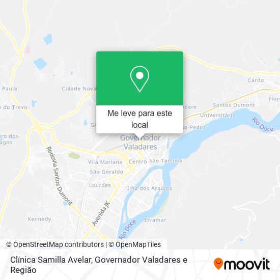 Clínica Samilla Avelar mapa
