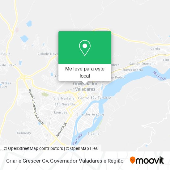 Criar e Crescer Gv mapa