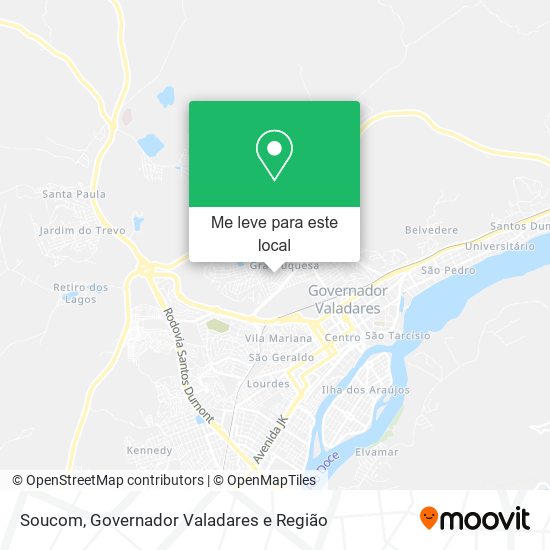 Soucom mapa