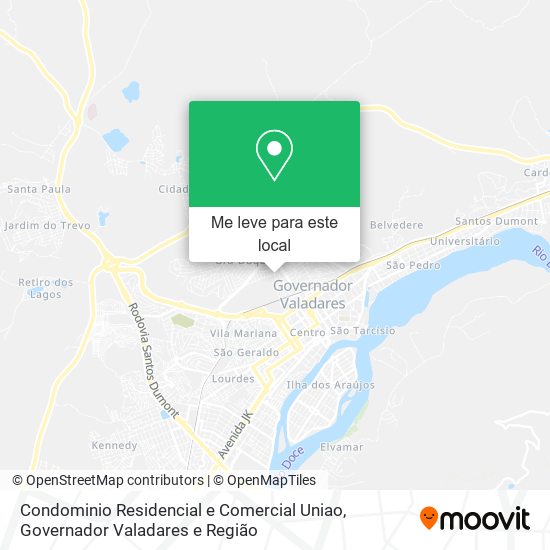 Condominio Residencial e Comercial Uniao mapa
