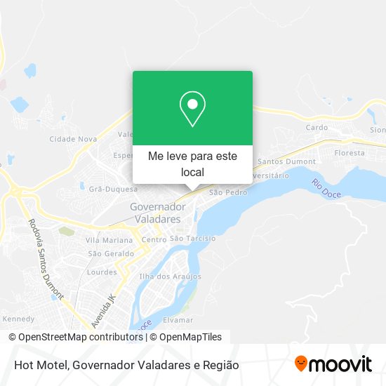 Hot Motel mapa