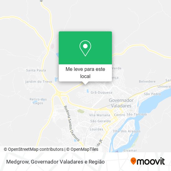 Medgrow mapa