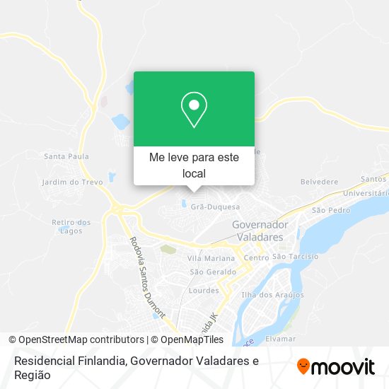 Residencial Finlandia mapa