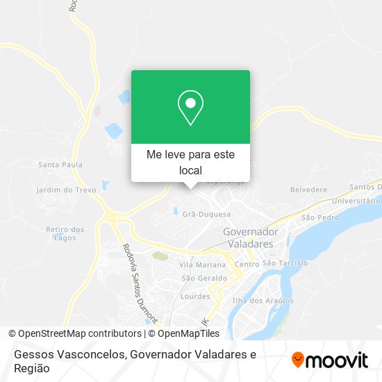 Gessos Vasconcelos mapa