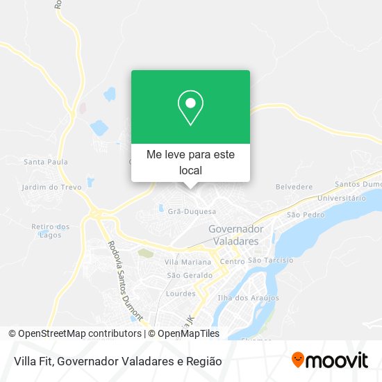 Villa Fit mapa