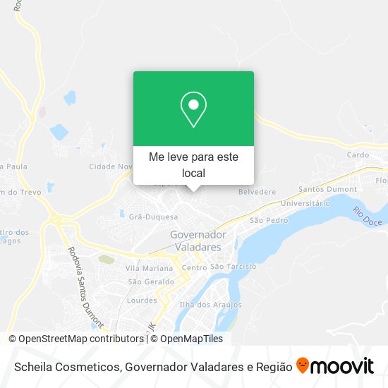 Scheila Cosmeticos mapa