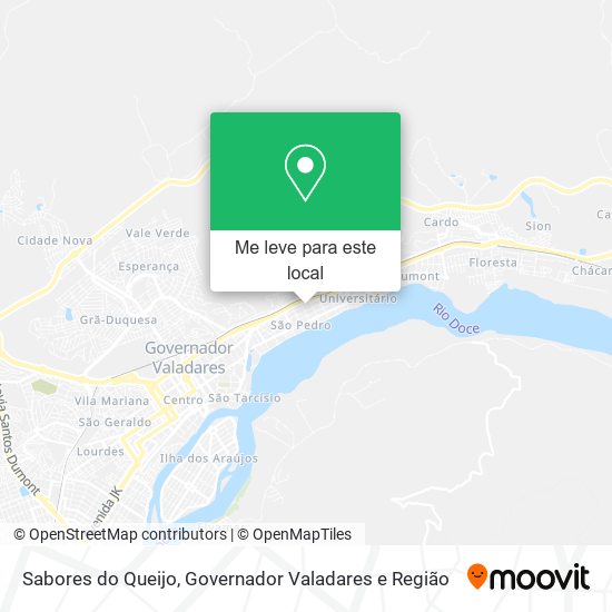 Sabores do Queijo mapa
