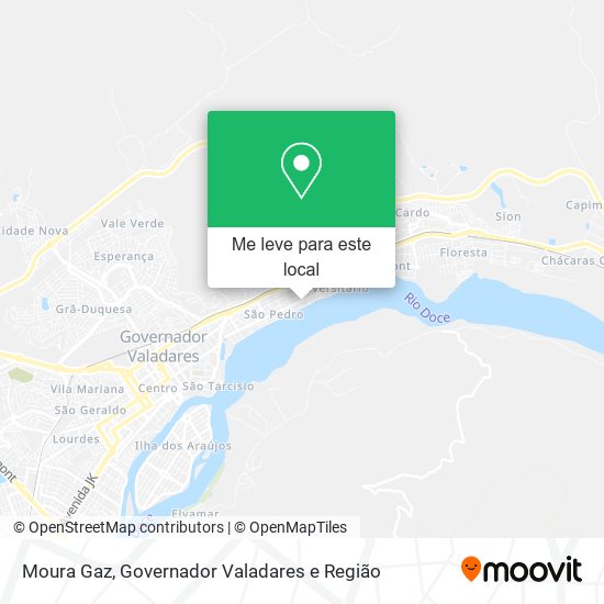 Moura Gaz mapa