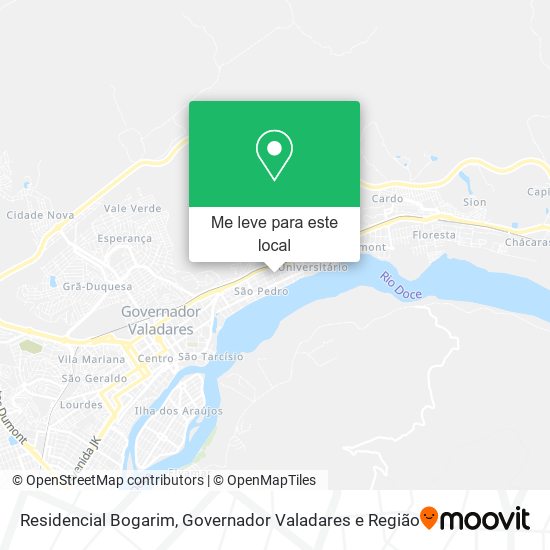 Residencial Bogarim mapa