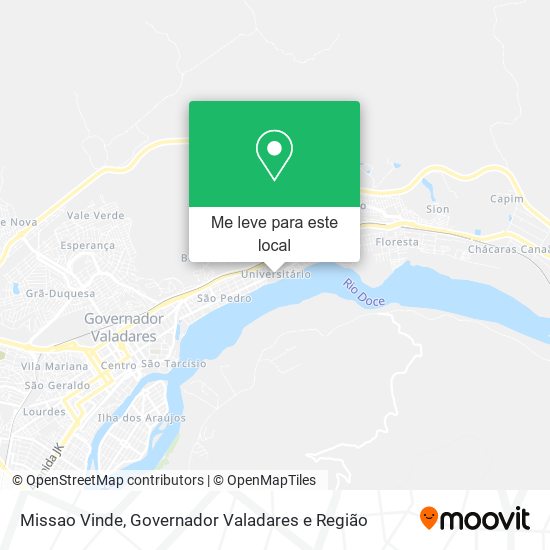 Missao Vinde mapa