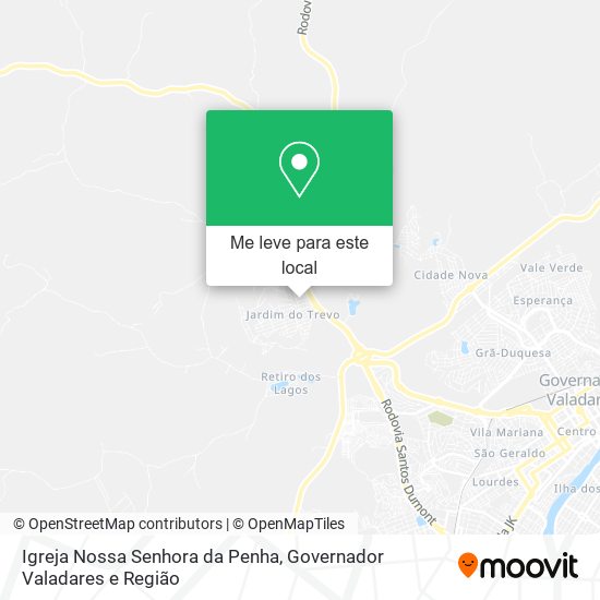 Igreja Nossa Senhora da Penha mapa