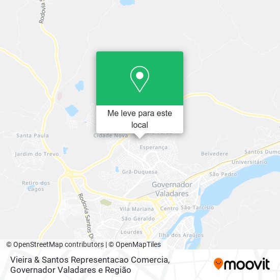 Vieira & Santos Representacao Comercia mapa
