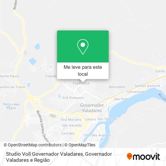 Studio Voll Governador Valadares mapa