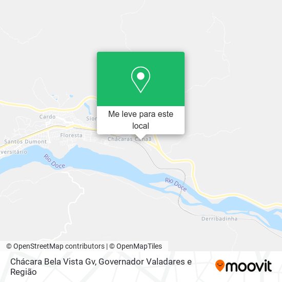 Chácara Bela Vista Gv mapa