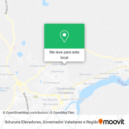 Ibituruna Elevadores mapa