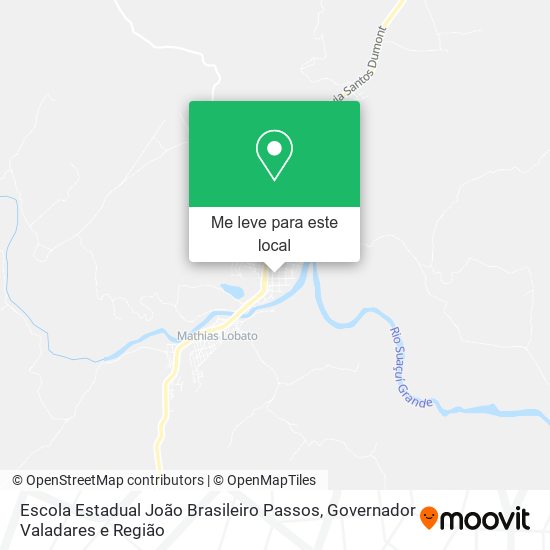 Escola Estadual João Brasileiro Passos mapa