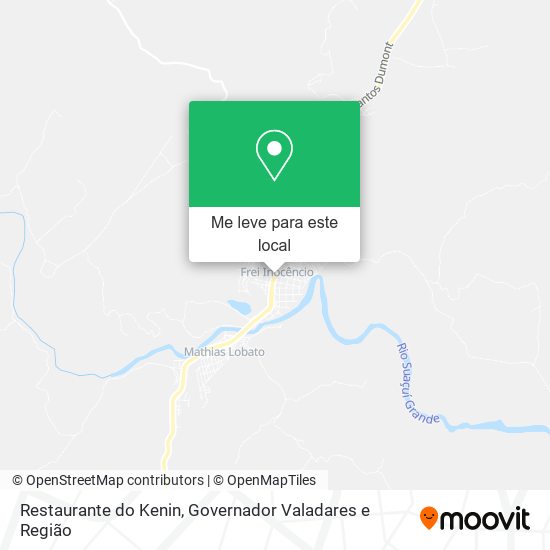 Restaurante do Kenin mapa