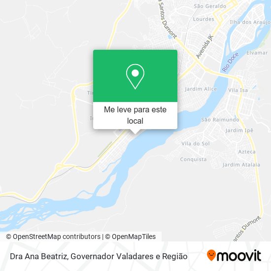 Dra Ana Beatriz mapa