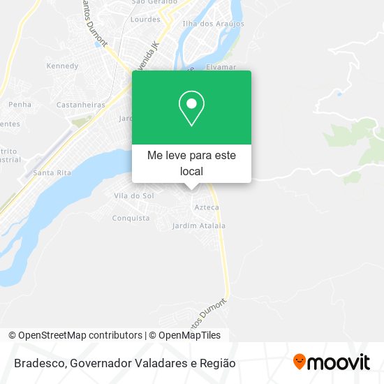 Bradesco mapa