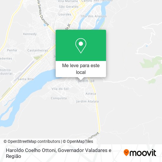 Haroldo Coelho Ottoni mapa