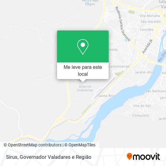 Sirus mapa