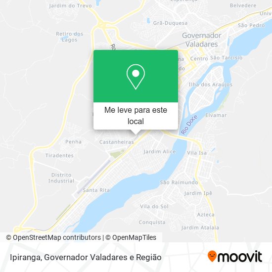 Ipiranga mapa