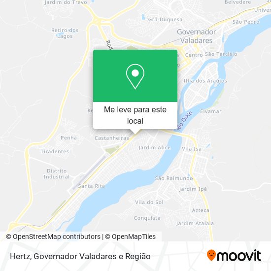 Hertz mapa