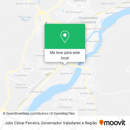 Julio César Ferreira mapa